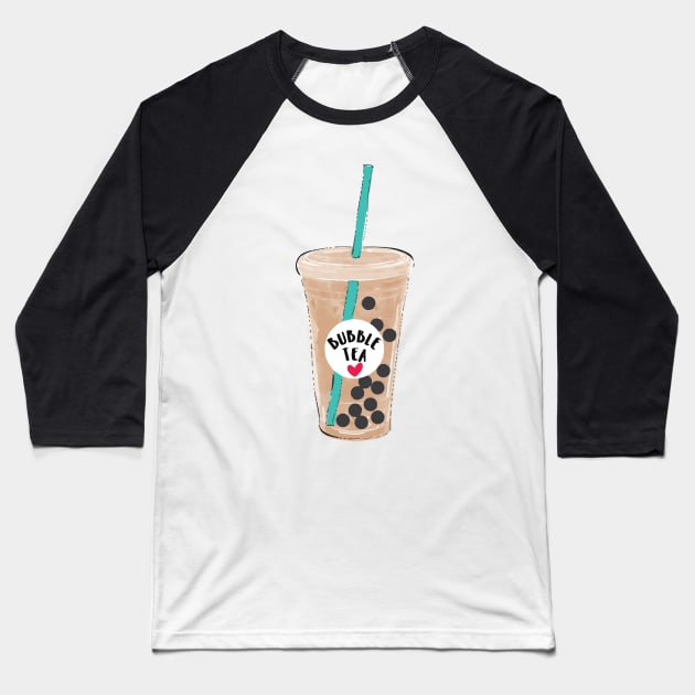 Bubble tea booba Baseball T-Shirt by snowshade